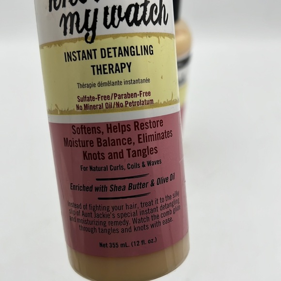 2X Aunt Jackie's KNOT ON MY WATCH Instant Detangling Therapy - 12 fl oz Each - Picture 2 of 5